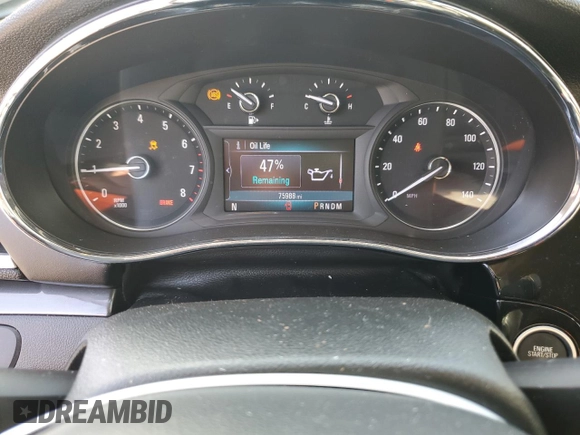 2019 Buick Encore Preferred with VIN KL4CJASB7KB705765, listed as a Copart auction lot 85060254 with 75,988 mi miles and Salvage Title. Bid and sale history available at carsss.com. Image 9.