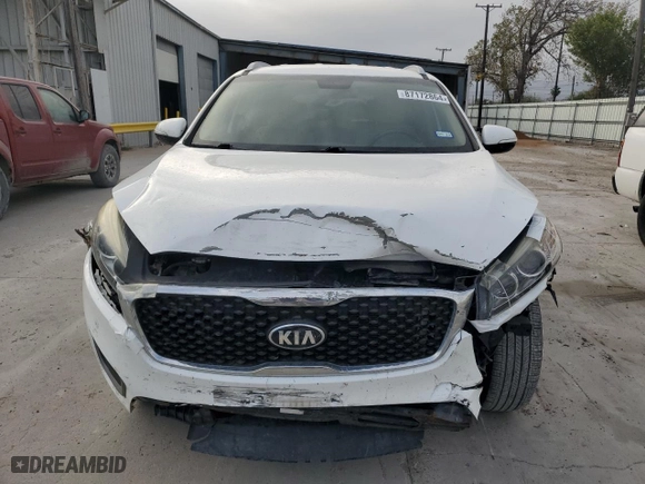 2017 Kia Sorento L with VIN 5XYPG4A36HG277316, listed as a Copart auction lot 87172864 with 74,234 mi miles and Salvage Title. Bid and sale history available at carsss.com. Image 5.