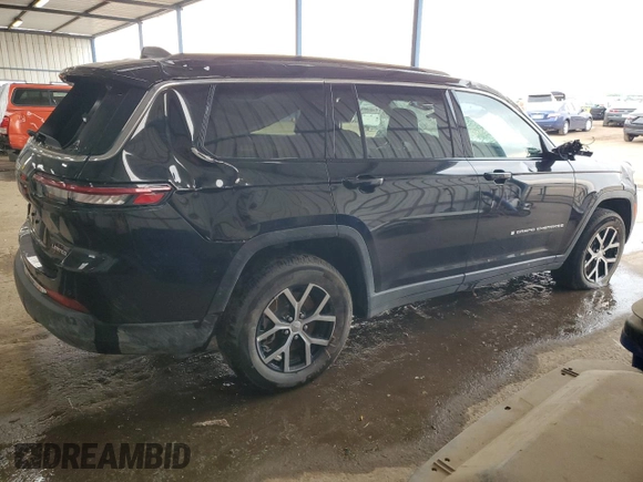 2024 Jeep Grand Cherokee Limited with VIN 1C4RJKBG0R8603894, listed as a Copart auction lot 64405515 with 18,217 mi miles and Salvage title. Bid and sale history available at DreamBid. Image 3.