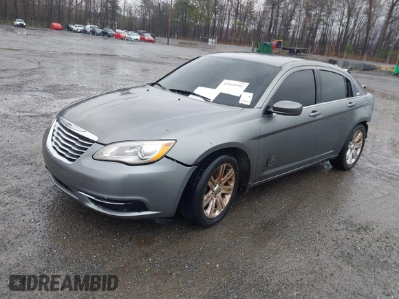 2013 Chrysler 200 LX with VIN 1C3CCBAB2DN670064, listed as a IAAI auction lot 41868994 with Not Provided miles. Bid and sale history available at carsss.com. Image 2.