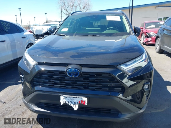 2024 Toyota RAV4 Hybrid XLE Premium with VIN JTMB6RFV0RD126685, listed as a IAAI auction lot 41870692 with 21,637 mi miles. Bid and sale history available at carsss.com. Image 12.