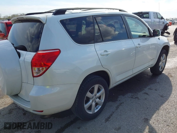 2007 Toyota RAV4 Limited with VIN JTMZD31V375061377, listed as a IAAI auction lot 41854747 with 188,067 mi miles. Bid and sale history available at carsss.com. Image 4.