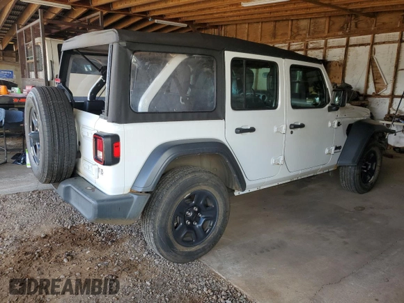2023 Jeep Wrangler Sport с VIN 1C4HJXDG2PW701288, выставлен на аукционе Copart как лот 58585345 с пробегом 30 127 миль миль и Чистый • Clean title. История ставок и продаж доступна на DreamBid. Изображение 3.