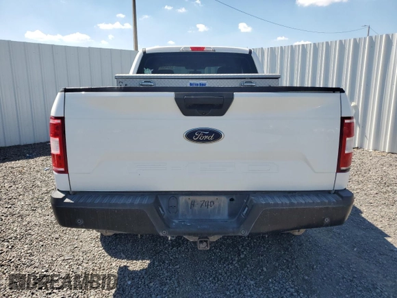 2019 Ford F-150 XL with VIN 1FTFX1E58KKC37276, listed as a Copart auction lot 46893655 with 143,068 mi miles and Clean Title. Bid and sale history available at carsss.com. Image 6.
