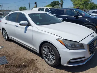 2019 Genesis G80 3.8L z VIN KMTFN4JE1KU313424, wystawiony jako IAAI lot #41985022 z przebiegiem Nie podano mil oraz . Historia ofert i sprzedaży dostępna na DreamBid. Obrazek 1.