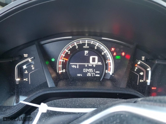 2019 Honda CR-V LX with VIN 5J6RW6H30KL003791, listed as a Copart auction lot 50577035 with 34,951 mi miles and Salvage Title. Bid and sale history available at carsss.com. Image 9.