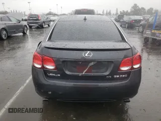 2007 Lexus GS 350 with VIN JTHCE96S670008642, listed as a Copart auction lot 43936045 with 0 mi miles and Salvage Title. Bid and sale history available at carsss.com. Image 6.