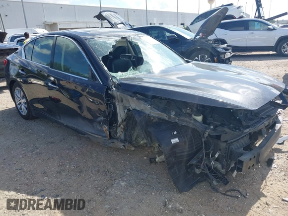 2015 Infiniti Q50 Sport with VIN JN1BV7AP5FM339629, listed as a IAAI auction lot 42802475 with 69,810 mi miles and . Bid and sale history available at DreamBid. Image 1.