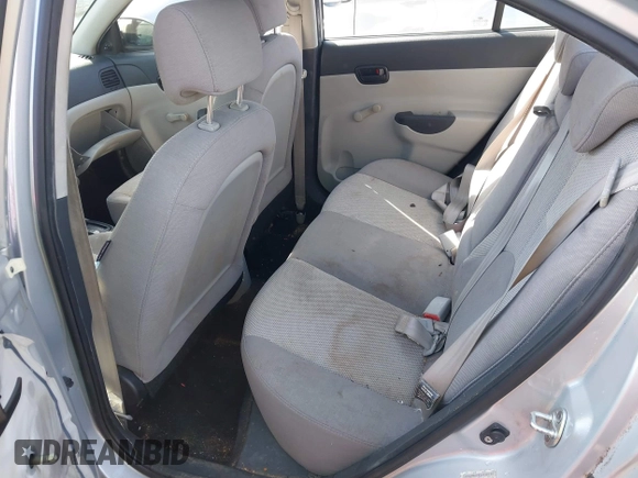 2009 Hyundai Accent Auto GLS with VIN KMHCM46C69U316790, listed as a IAAI auction lot 41883763 with 182,647 mi miles. Bid and sale history available at carsss.com. Image 8.