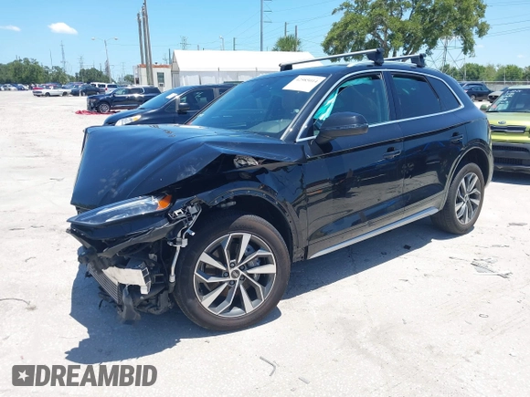 2021 Audi Q5 Premium with VIN WA1AAAFY8M2102459, listed as a IAAI auction lot 42585014 with Not provided miles and . Bid and sale history available at DreamBid. Image 18.