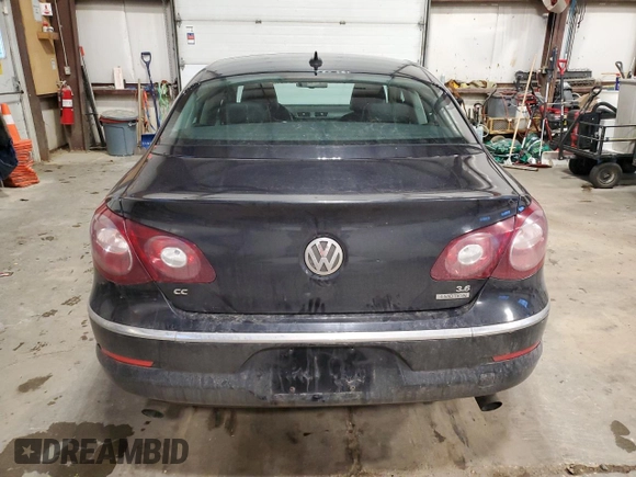 2011 Volkswagen CC with VIN WVWGU9AN3BE709433, listed as a Copart auction lot 42251025 with 155,602 mi miles and Salvage Title. Bid and sale history available at DreamBid. Image 6.