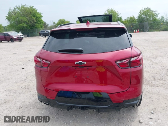 2021 Chevrolet Blazer RS with VIN 3GNKBKRS4MS570818, listed as a IAAI auction lot 42511827 with 28,519 mi miles and . Bid and sale history available at DreamBid. Image 17.