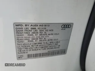 2014 Audi Q7 S line Prestige with VIN WA1DGAFE5ED004318, listed as a Copart auction lot 48866785 with 105,689 mi miles and Salvage title. Bid and sale history available at DreamBid. Image 15.