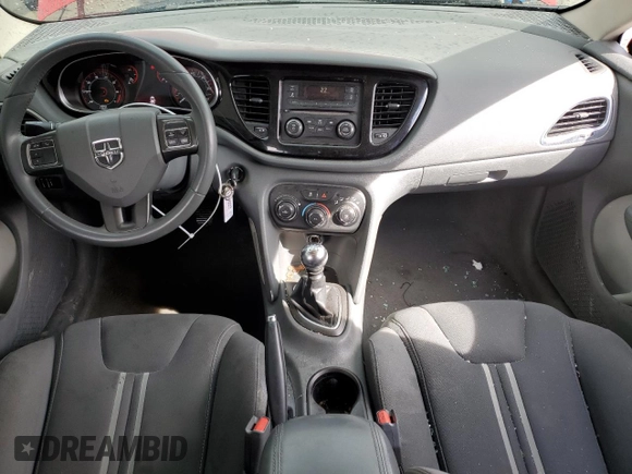 2013 Dodge Dart SXT with VIN 1C3CDFBH8DD641326, listed as a Copart auction lot 47067685 with 107,618 mi miles and Salvage Title. Bid and sale history available at carsss.com. Image 8.