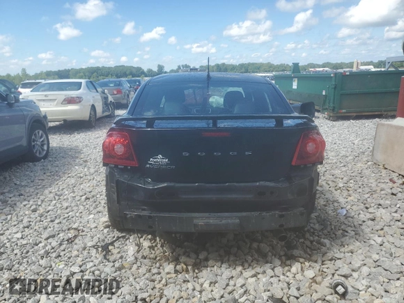 2011 Dodge Avenger Lux with VIN 1B3BD2FG3BN544061, listed as a Copart auction lot 61254994 with 102,227 mi miles and Clean Title. Bid and sale history available at DreamBid. Image 6.
