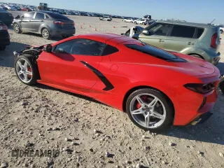 2021 Chevrolet Corvette 2LT with VIN 1G1YB2D47M5109255, listed as a Copart auction lot 84228854 with 24,406 mi miles and Salvage Title. Bid and sale history available at carsss.com. Image 2.