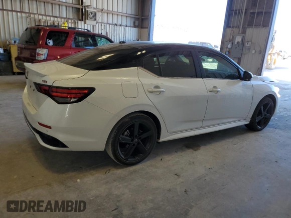 2024 Nissan Sentra SR with VIN 3N1AB8DV7RY341467, listed as a Copart auction lot 43275875 with 9,577 mi miles and Salvage title. Bid and sale history available at DreamBid. Image 3.