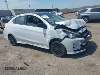 2024 Mitsubishi Mirage ES z VIN ML32FUFJ0RHF09203, wystawiony jako IAAI lot #42117400 z przebiegiem Nie podano mil oraz . Historia ofert i sprzedaży dostępna na DreamBid. Obrazek 1.
