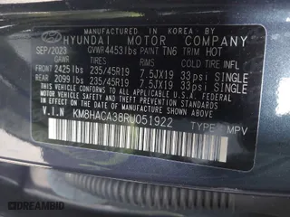 2024 Hyundai Kona N Line with VIN KM8HACA38RU051922, listed as a IAAI auction lot 41612286 with 21,369 mi miles. Bid and sale history available at carsss.com. Image 9.
