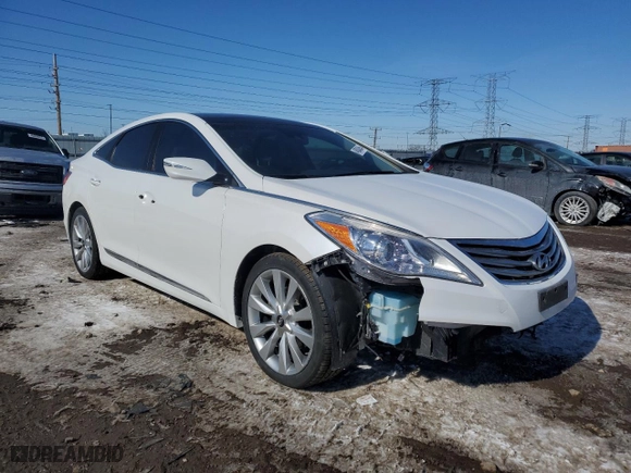 2015 Hyundai Azera Limited with VIN KMHFH4JG2FA431962, listed as a Copart auction lot 46004945 with 174,041 mi miles and Salvage Title. Bid and sale history available at carsss.com. Image 4.