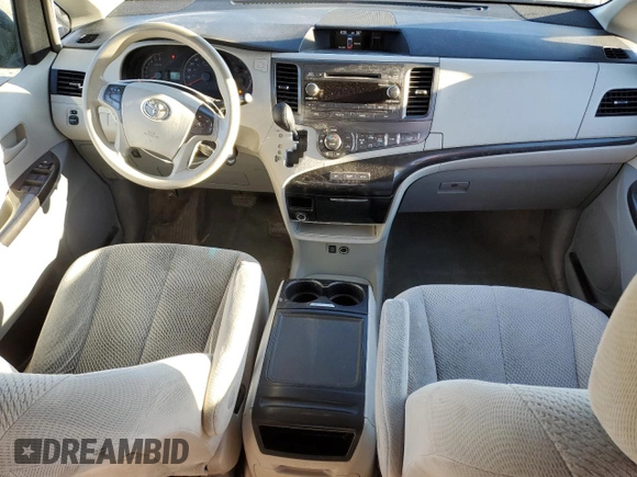 2013 Toyota Sienna LE with VIN 5TDJK3DC7DS058811, listed as a Copart auction lot 47431565 with 151,048 mi miles and Clean Title. Bid and sale history available at carsss.com. Image 8.