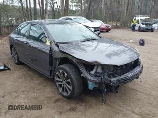 2014 Honda Accord Sport with VIN 1HGCR2F59EA162651, listed as a IAAI auction lot 41779670 with 107,668 mi miles and . Bid and sale history available at DreamBid. Image 1.