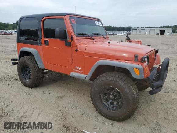 2006 Jeep Wrangler SE with VIN 1J4FA29S66P706665, listed as a Copart auction lot 70776714 with 154,600 mi miles and Salvage Title. Bid and sale history available at carsss.com. Image 4.