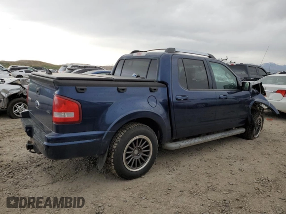 2008 Ford Explorer Sport Trac Limited with VIN 1FMEU53858UA21631, listed as a Copart auction lot 54077785 with Not provided miles and Salvage title. Bid and sale history available at DreamBid. Image 3.