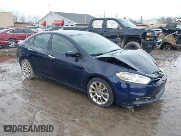 2015 Dodge Dart Limited with VIN 1C3CDFCB5FD142397, listed as a IAAI auction lot 41469465 with 115,195 mi miles. Bid and sale history available at carsss.com. Image 1.