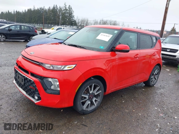 2021 Kia Soul GT-Line with VIN KNDJ63AU3M7129790, listed as a IAAI auction lot 41583031 with 56,100 mi miles and . Bid and sale history available at DreamBid. Image 17.