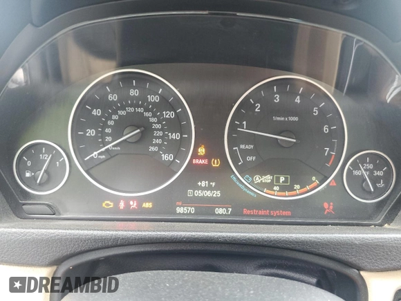2015 BMW 4 Series 428i xDrive z VIN WBA3N9C59FK246615, wystawiony jako Copart lot #58202885 z przebiegiem 98 570 mil mil oraz Szkoda całkowita • Salvage title. Historia ofert i sprzedaży dostępna na DreamBid. Obrazek 9.