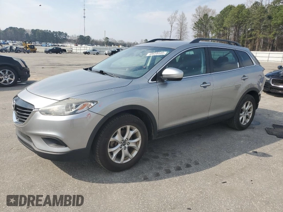 2015 Mazda CX-9 Sport with VIN JM3TB2BA4F0456804, listed as a Copart auction lot 48658445 with 192,998 mi miles and Salvage Title. Bid and sale history available at carsss.com. Image 1.