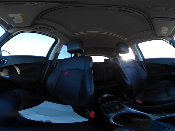 2014 Nissan Juke S with VIN JN8AF5MV7ET360088, listed as a IAAI auction lot 41480078 with 74,545 mi miles. Bid and sale history available at carsss.com. Image 19.
