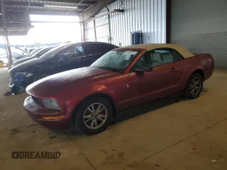2005 Ford Mustang Deluxe with VIN 1ZVFT84NX55232246, listed as a Copart auction lot 49501275 with 165,673 mi miles and Salvage Title. Bid and sale history available at carsss.com. Image 1.