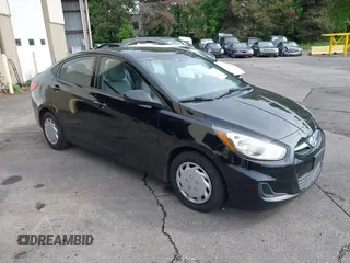 2014 Hyundai Accent GLS with VIN KMHCT4AE4EU703036, listed as a IAAI auction lot 42327807 with 110,888 mi miles and . Bid and sale history available at DreamBid. Image 1.