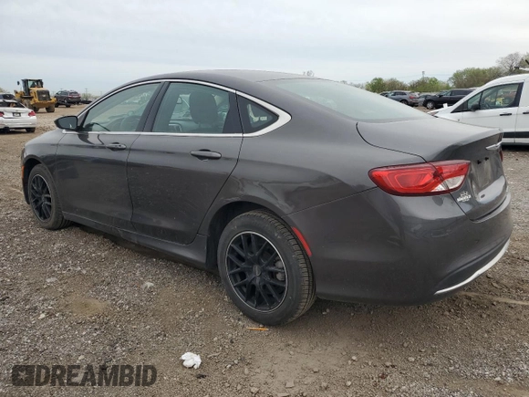 2015 Chrysler 200 Limited with VIN 1C3CCCAB9FN649124, listed as a Copart auction lot 54996145 with 58,679 mi miles and Clean Title. Bid and sale history available at carsss.com. Image 2.