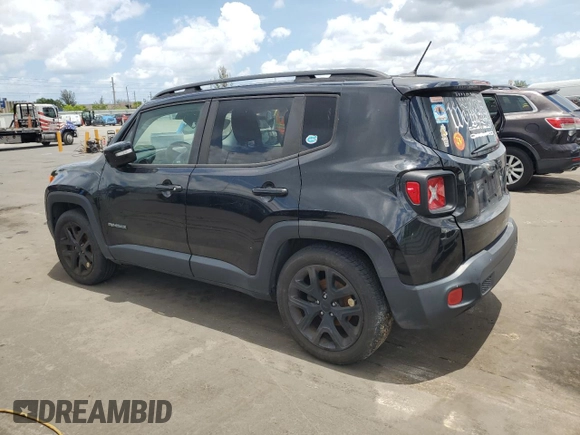 2017 Jeep Renegade Latitude z VIN ZACCJABB1HPF11687, wystawiony jako Copart lot #61674955 z przebiegiem 155 295 mil mil oraz Czysty tytuł • Clean title. Historia ofert i sprzedaży dostępna na DreamBid. Obrazek 2.