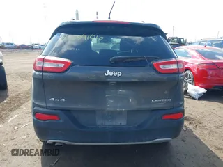 2015 Jeep Cherokee Limited with VIN 1C4PJMDB7FW591772, listed as a IAAI auction lot 41684106 with 118,708 mi miles and . Bid and sale history available at DreamBid. Image 16.