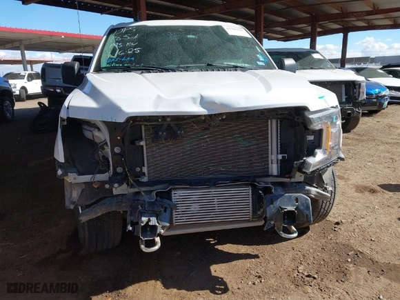 2020 Ford F-150 XL with VIN 1FTEW1EP1LFA11851, listed as a IAAI auction lot 41705537 with 60,260 mi miles. Bid and sale history available at carsss.com. Image 6.