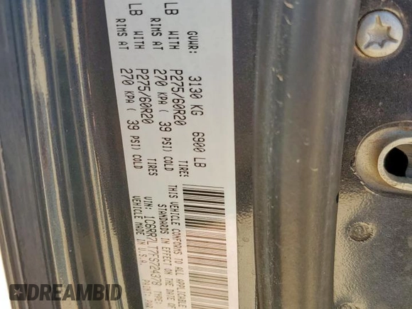 2015 Ram 1500 Outdoorsman with VIN 1C6RR7LT7FS724378, listed as a Copart auction lot 64067815 with 132,101 mi miles and Clean title. Bid and sale history available at DreamBid. Image 12.