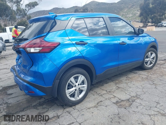 2023 Nissan Kicks S with VIN 3N1CP5BV2PL533238, listed as a IAAI auction lot 41714143 with 14,135 mi miles and . Bid and sale history available at DreamBid. Image 4.