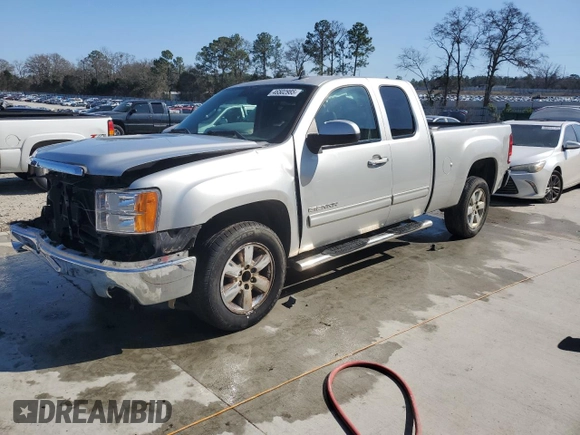 2010 GMC Sierra 1500 with VIN 1GTSCWE04AZ221013, listed as a Copart auction lot 46502985 with 232,338 mi miles and Salvage Title. Bid and sale history available at DreamBid. Image 1.