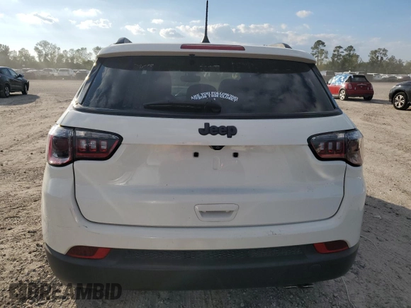 2021 Jeep Compass 80th Anniversary with VIN 3C4NJCEB3MT550073, listed as a Copart auction lot 80508234 with 29,690 mi miles and Salvage Title. Bid and sale history available at carsss.com. Image 6.