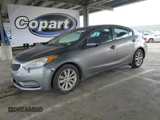 2016 Kia Forte LX with VIN KNAFX4A67G5477888, listed as a Copart auction lot 53723575 with 272,022 mi miles and Clean Title. Bid and sale history available at carsss.com. Image 1.