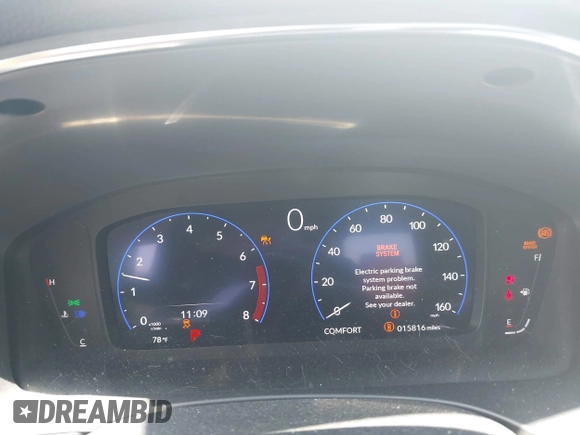 2024 Acura Integra with VIN 19UDE4H24RA003282, listed as a IAAI auction lot 42668580 with 15,816 mi miles and . Bid and sale history available at DreamBid. Image 7.