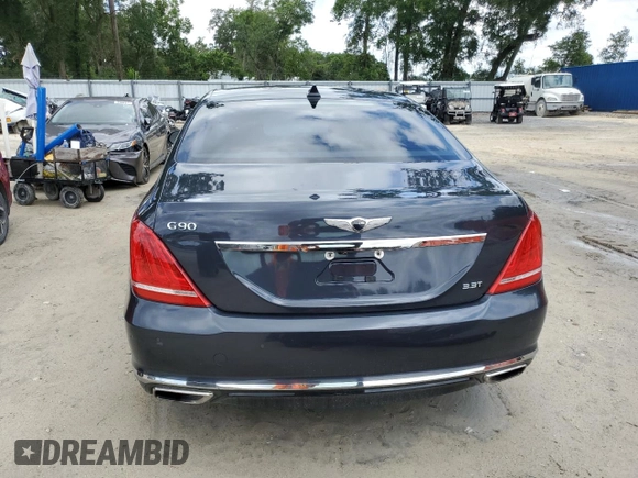 2017 Genesis G90 Premium z VIN KMHG34JA7HU027345, wystawiony jako Copart lot #56495385 z przebiegiem 46 445 mil mil oraz Szkoda całkowita • Salvage title. Historia ofert i sprzedaży dostępna na DreamBid. Obrazek 6.