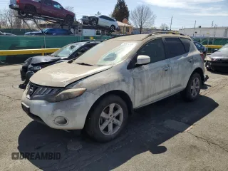 2009 Nissan Murano S with VIN JN8AZ18W99W215027, listed as a Copart auction lot 53029535 with 119,295 mi miles and Non Repairable. Bid and sale history available at DreamBid. Image 1.