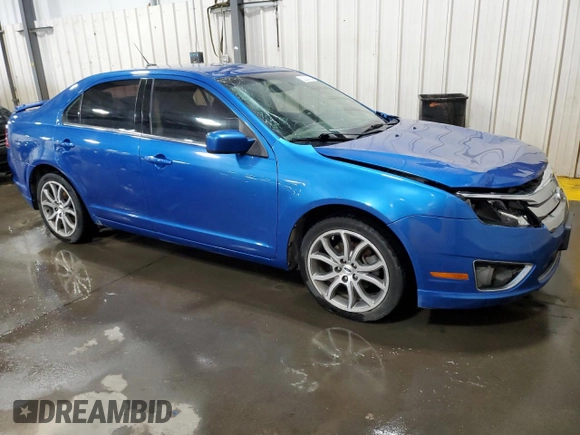 2012 Ford Fusion SE with VIN 3FAHP0HA3CR325781, listed as a Copart auction lot 52038025 with 134,349 mi miles and Salvage Title. Bid and sale history available at DreamBid. Image 4.