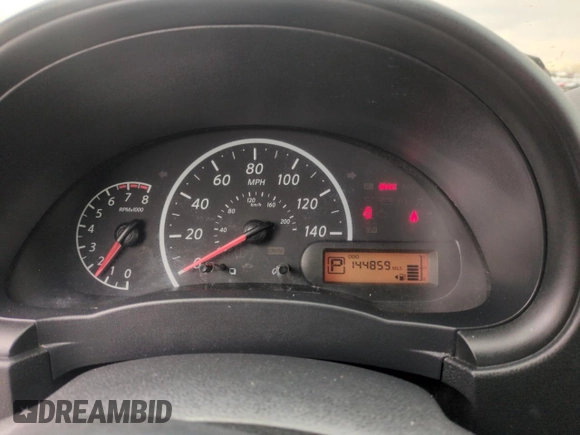 2014 Nissan Versa SV with VIN 3N1CN7AP1EL819809, listed as a Copart auction lot 51960405 with 144,859 mi miles and Salvage Title. Bid and sale history available at DreamBid. Image 9.