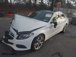 2018 Mercedes-Benz C-Class C 300 with VIN 55SWF4KBXJU282583, listed as a IAAI auction lot 41779619 with 55,162 mi miles. Bid and sale history available at carsss.com. Image 17.
